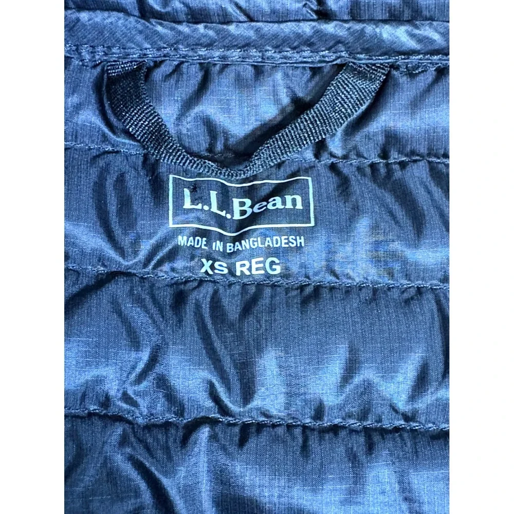 LL Bean Ultralight 850 Down Hooded Coat Womens XS Grey Puffer‎ Parka